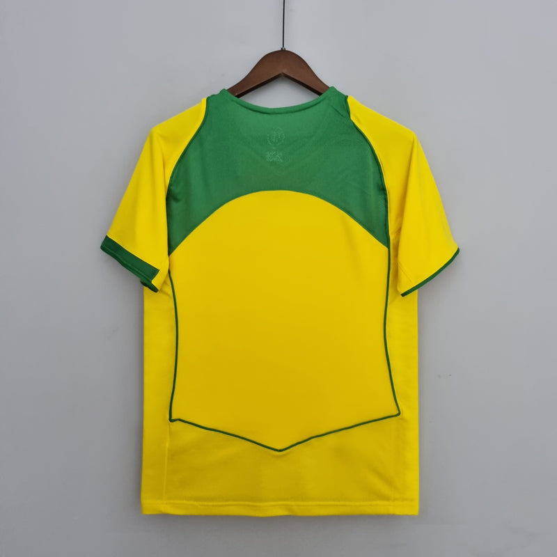 Camisa Brasil Home 04/06 - Versão Retro