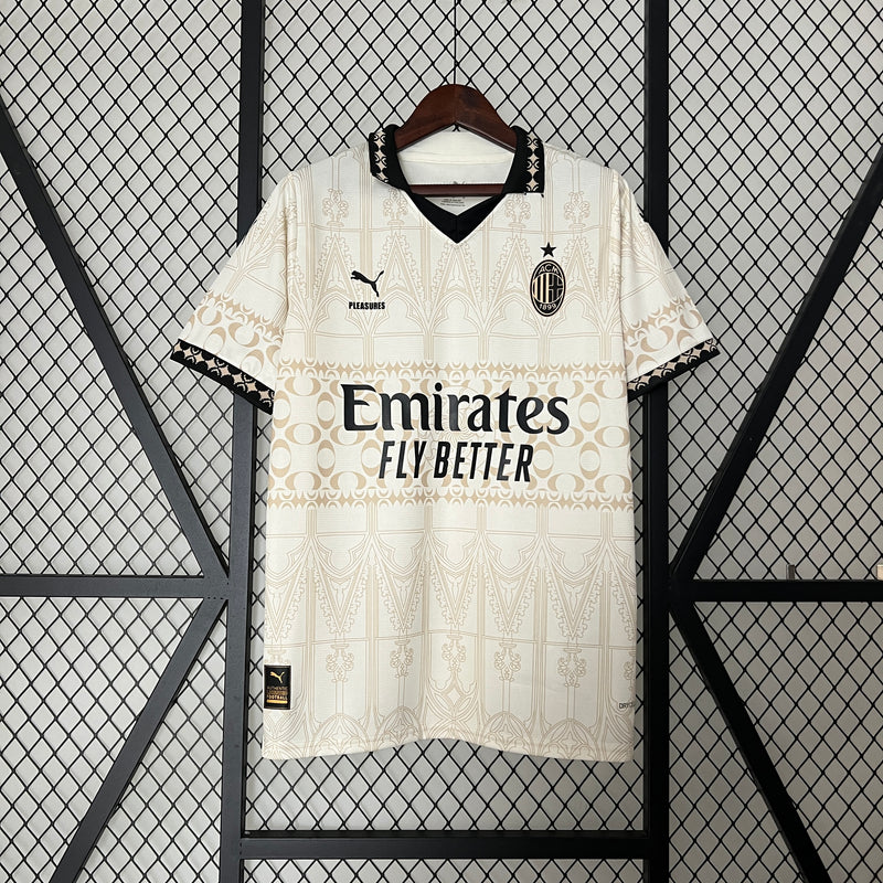 Camisa Milan 23/24 Bege- Versão Torcedor