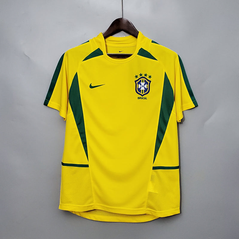 Camisa Brasil Home 2002 - Versão Retro