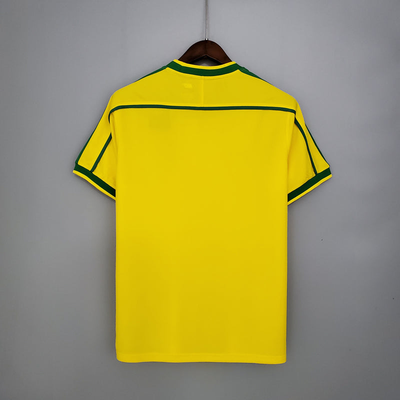 Camisa Brasil Home 1998 - Versão Retro