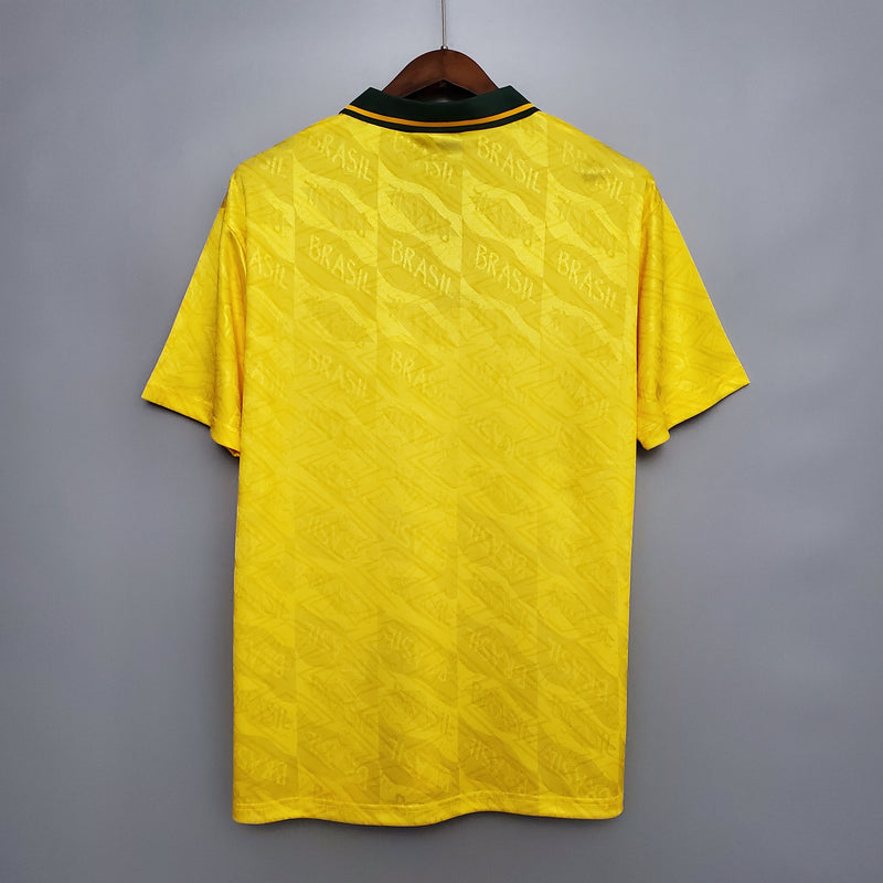 Camisa Brasil Home 91/93 - Versão Retro