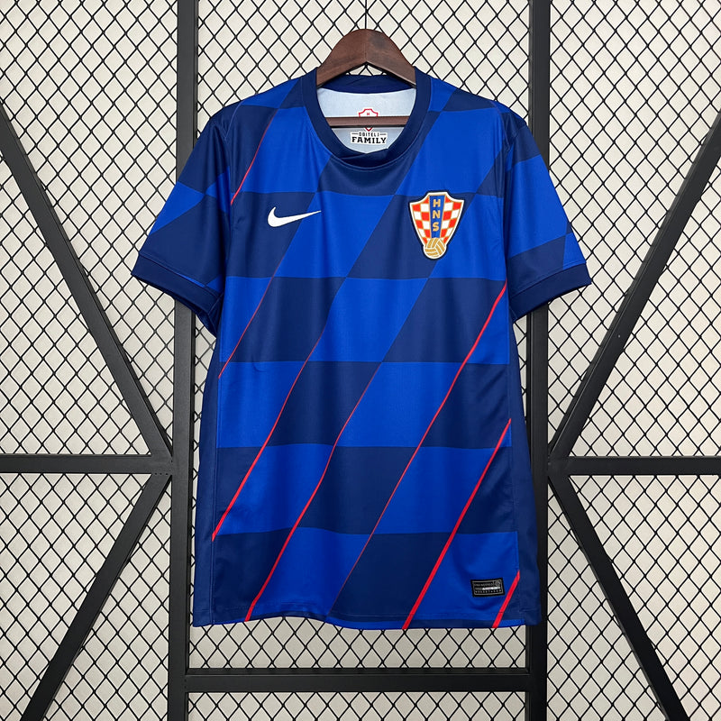 Camisa Croácia Away 2024 Modelo Torcedor Masculino