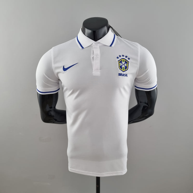 Camisa Polo Brasil 2018 - Branca