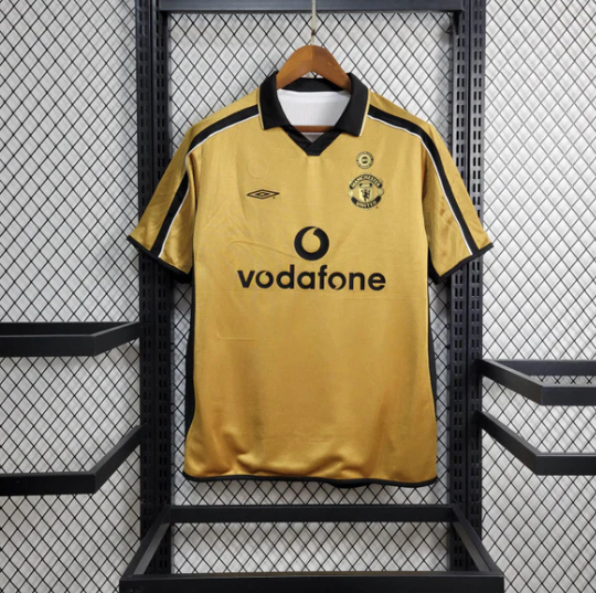 Camisa Manchester United Dupla Face 01/02 - Versão Retro