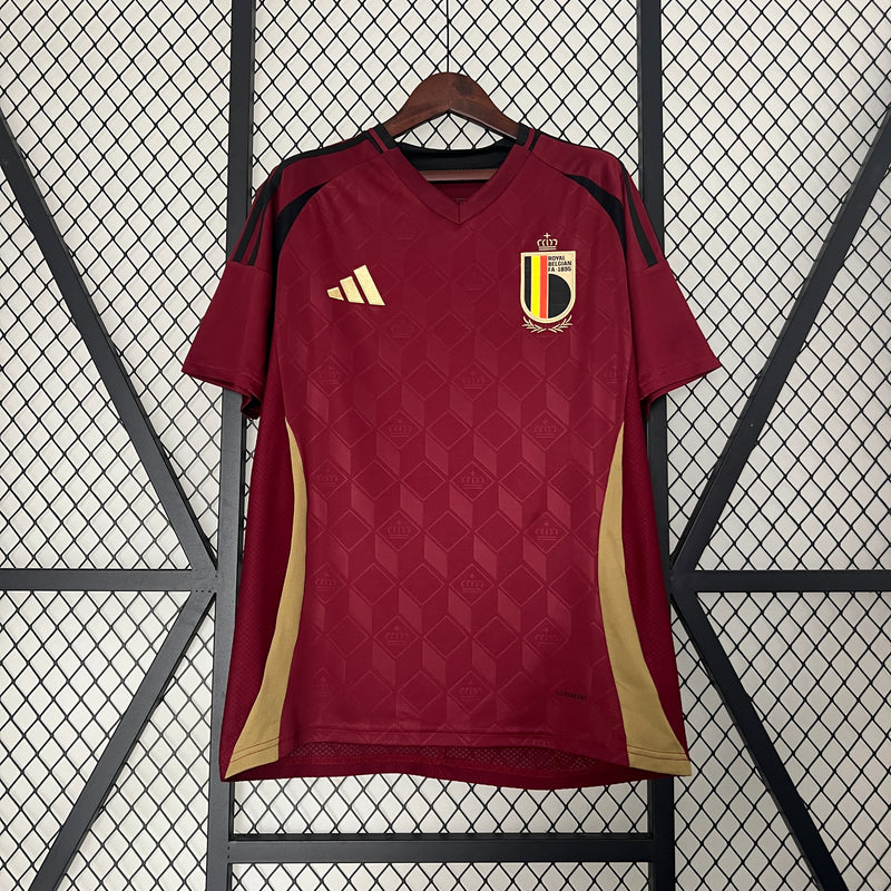 Camisa Bélgica Home 24/25 - Adidas Torcedor Masculina