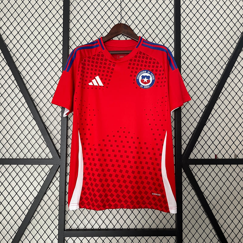 Camisa Chile Home 24/25 - Modelo Torcedor Masculina