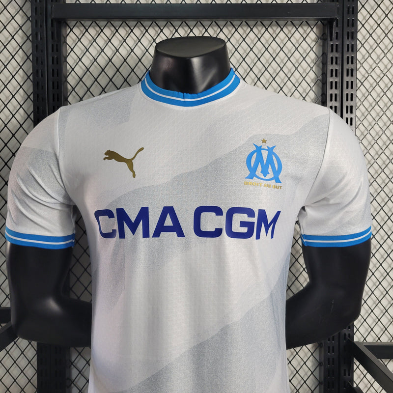 Camisa Olympique Marseille 23/24 - Puma Jogador Masculina