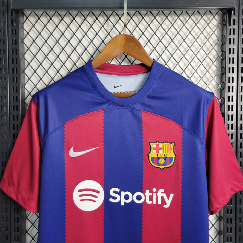 Camisa Barcelona Home 23/24 - Nike Torcedor Masculina